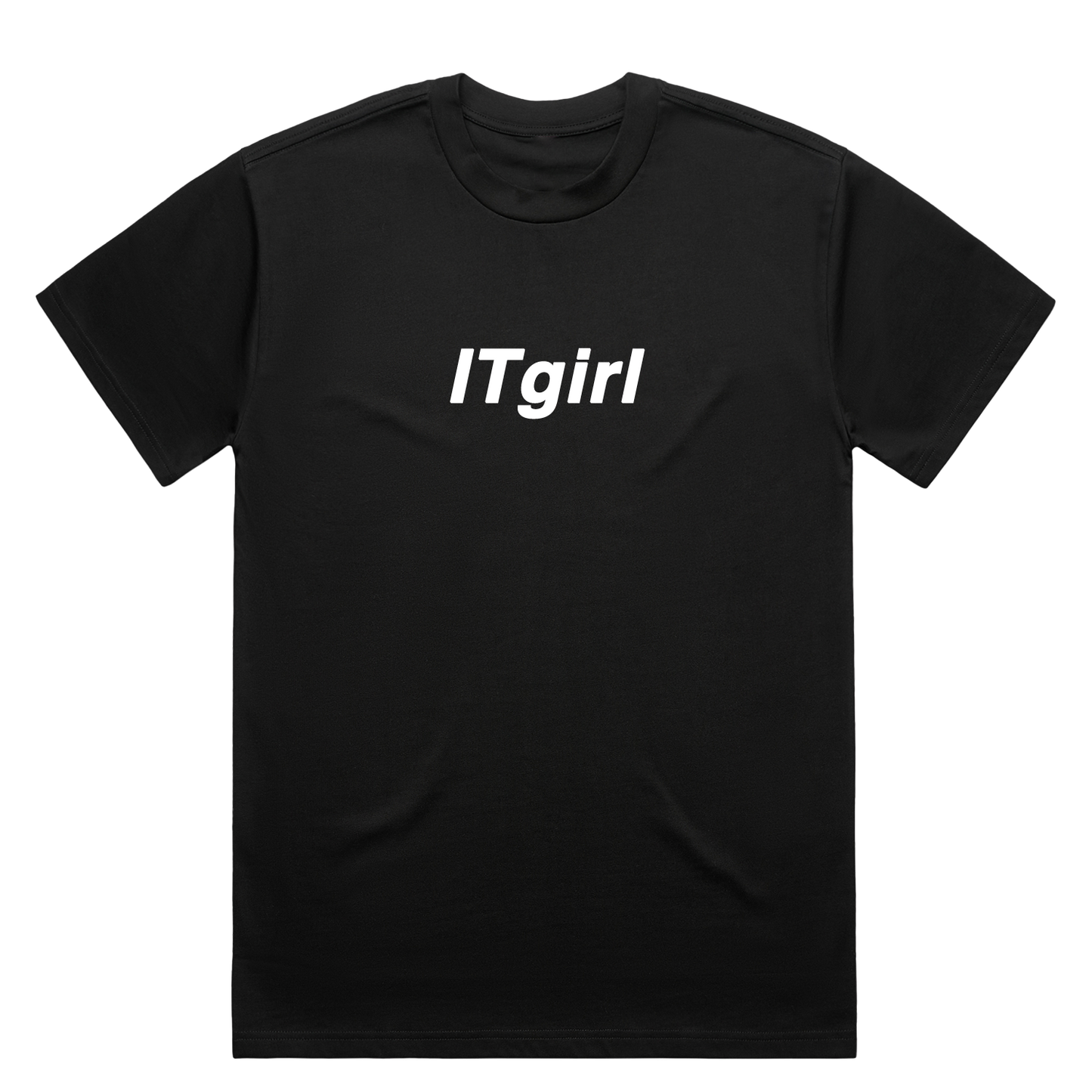 IT girl | Black T-Shirt