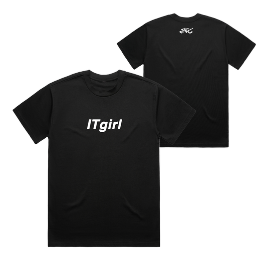 IT girl | Black T-Shirt